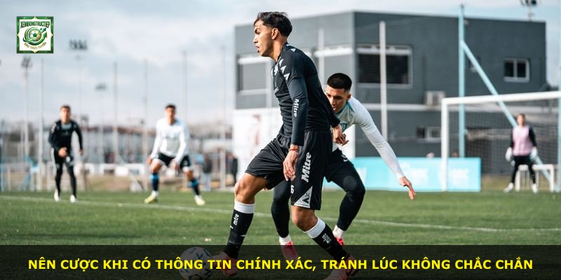 Nên cược khi có thông tin chính xác, tránh lúc không chắc chắn